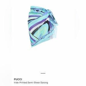 Pucci Iride Print Sarong - 100% Authentic